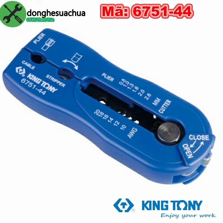 Kềm tuốt dây đa năng kingtony 6751-44