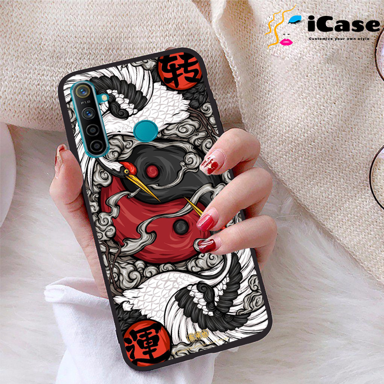 Ốp lưng realme 5 viền dẻo tpu bst rong