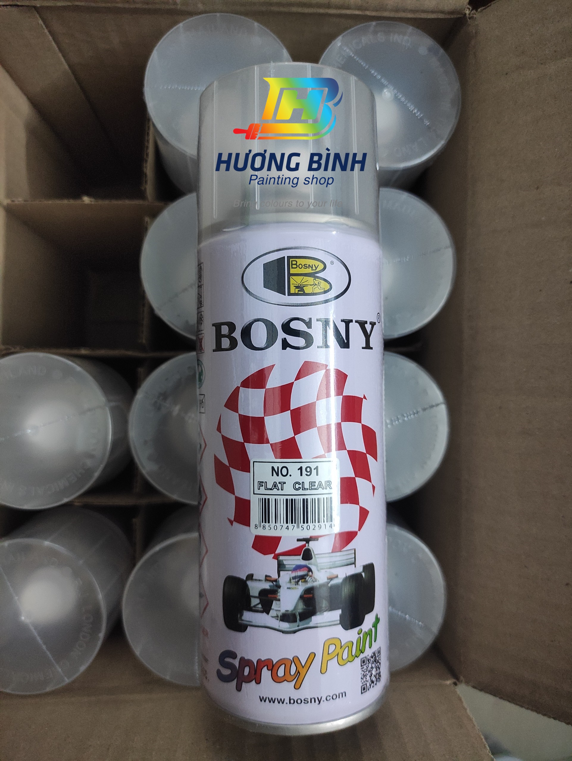 Sơn xịt Bosny Phủ Mờ