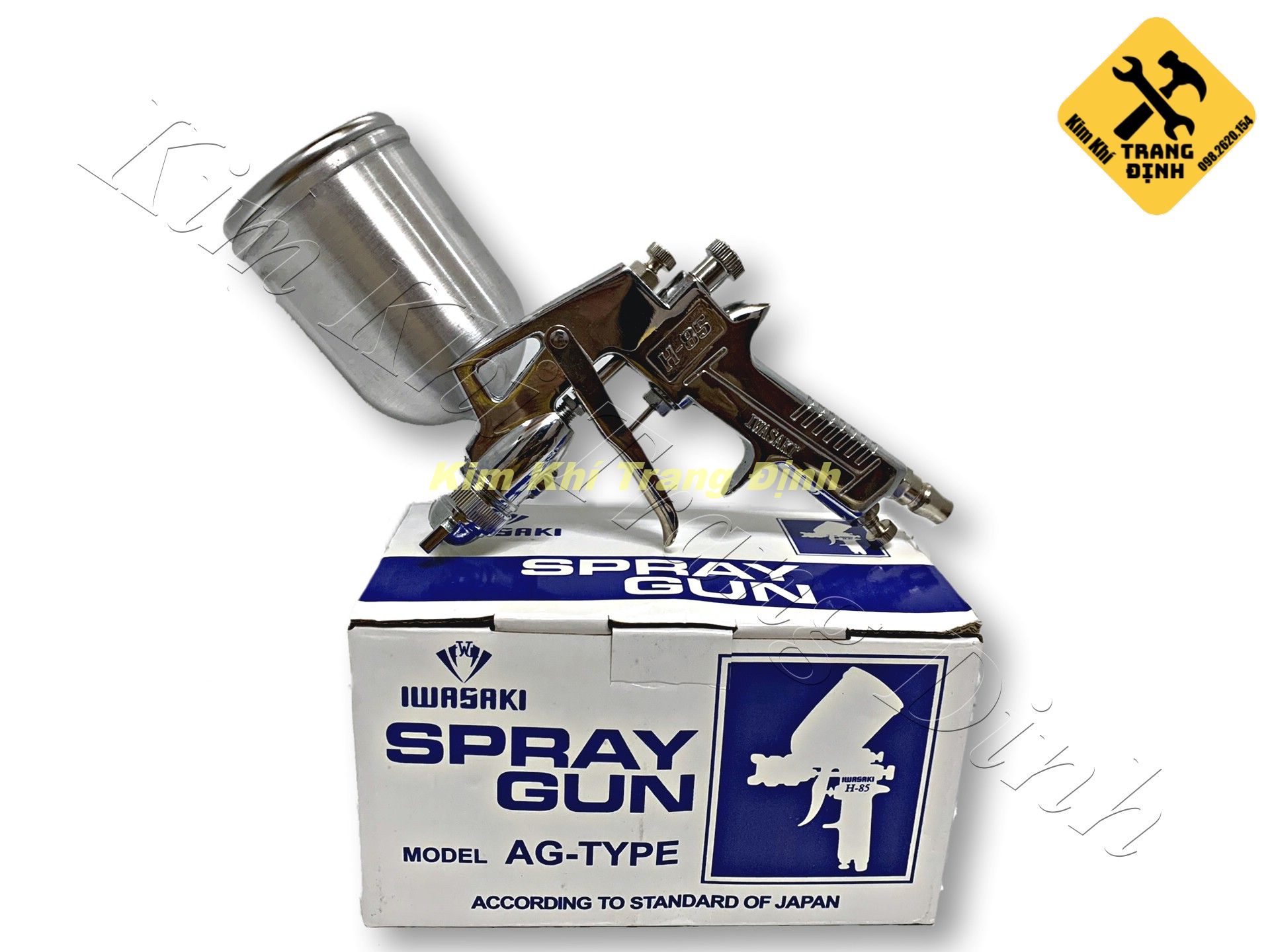 S.úng Phun Sơn IWASAKI H85 Nhật Bản - Béc Phun Sơn H85