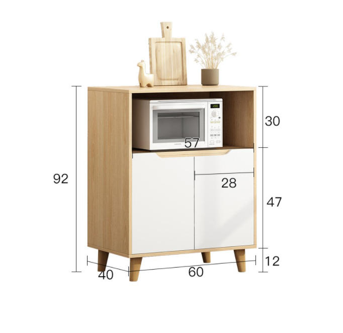 Tủ đựng lò vi sóng kết hợp tủ đựng bát đĩa đa năng FNL - 118.41