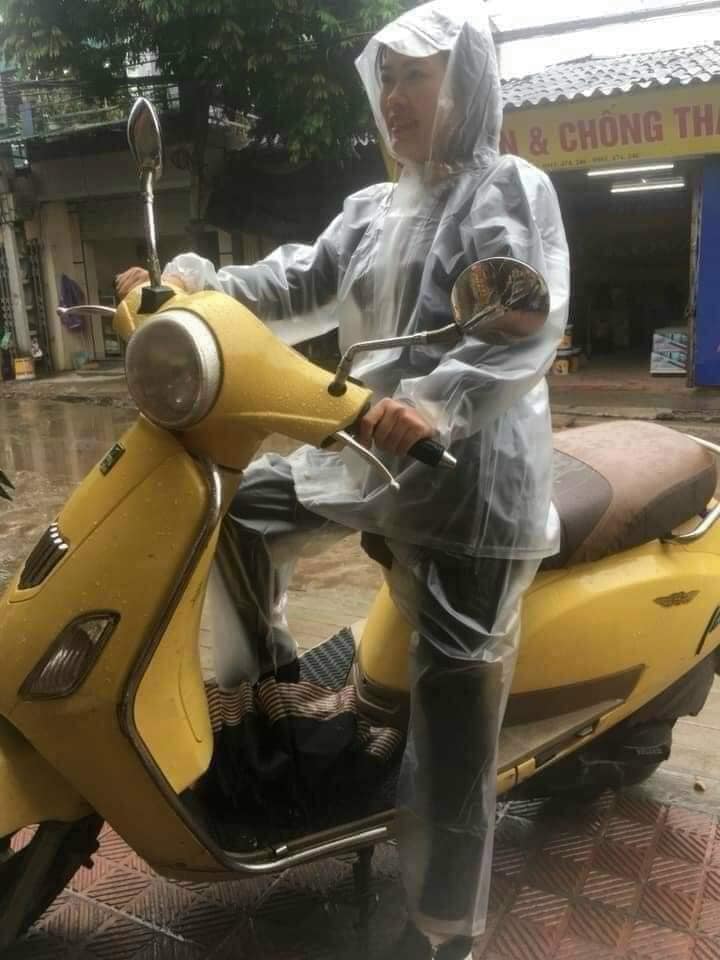Combo 5 bộ áo mưa sinh học trong suốt, bộ áo mưa đi phượt , áo mưa giữ ấm ,chống nước Gia dụng giá rẻ NC