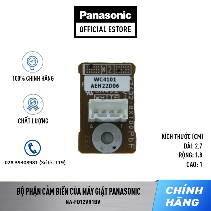Bộ phận cảm biến của máy giặt Panasonic Model NA-FD10AR1GV; NA-FD10VR1BV; NA-FD10XR1LV, .... xem dưới mô tả