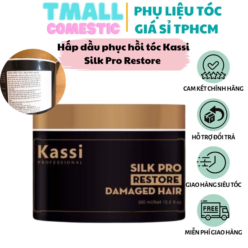 Kem hấp phục hồi tóc silk pro kassi