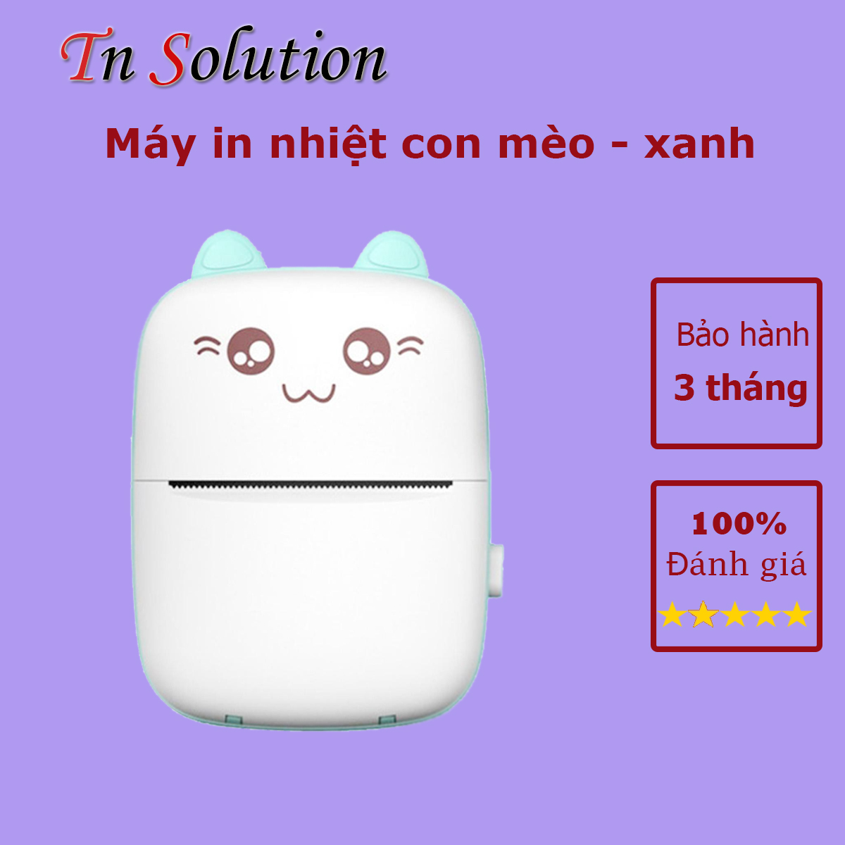 Máy in hóa đơn, máy in mini cầm tay bluetooth thông minh dành cho điện thoại android ios