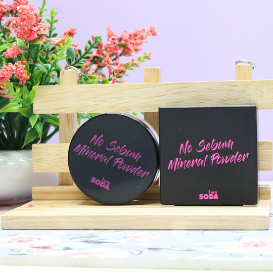 Phấn phủ dạng bột i am soda no sebum mineral powder 5g
