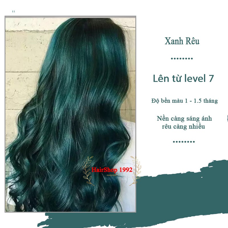 Nếu bạn thích một phong cách cá tính, hãy thử màu nhuộm tóc xanh rêu cho mái tóc của bạn! Hình ảnh liên quan sẽ cho bạn thấy một cách đầy màu sắc để thể hiện bản thân.