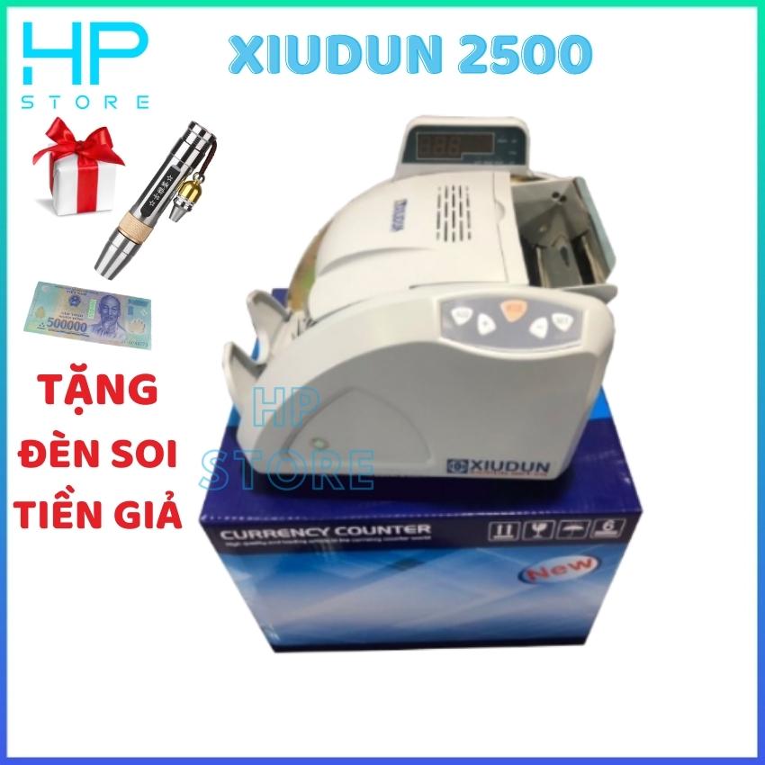 Máy đếm tiền Mini Xiudun 2500, nhỏ gọn, đa chức năng, phát hiện tiền khác loại, phát hiện tiền giả, dùng cho doanh nghiệp