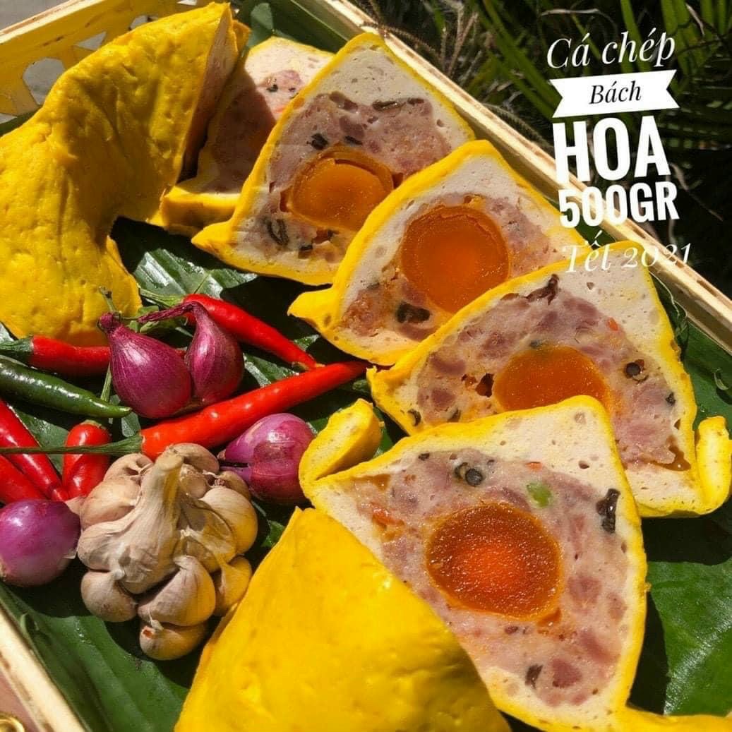 Chả hoa cá chép con 500gr
