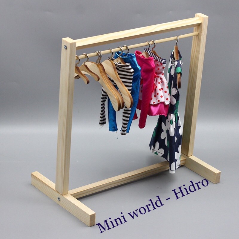 Giá treo quần áo búp bê Barbie - Sào treo quần áo búp bê chất lượng sản phẩm đảm bảo và cam kết hàng đúng như mô tả