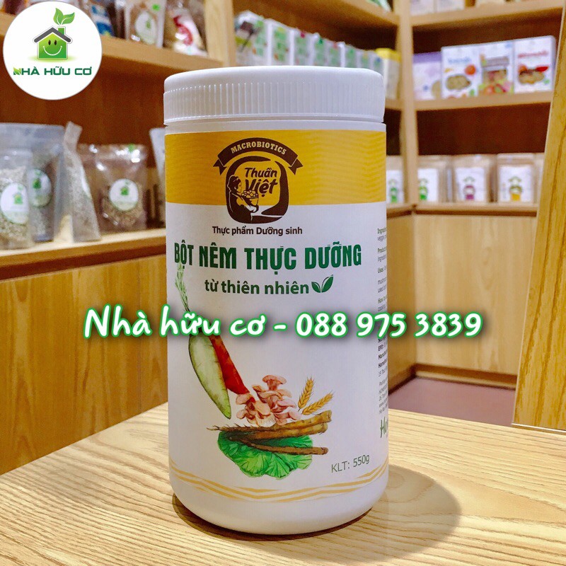 Hạt nêm thực dưỡng - Bột nêm ngưu bàng Homefood 550gr - 550gr