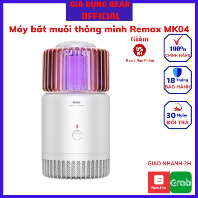 Máy bắt muỗi đèn diệt muỗi thông minh_remax mk04 diệt muỗi hiệu quả an toàn không độc hại_bảo hành chính hãng 12tháng