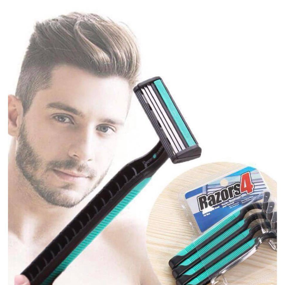 (Xả kho)Bộ 4 lưởi dao cạo râu razor cao cấp