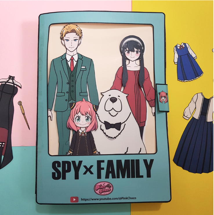 Ngôi nhà búp bê giấy Anya Yor Poser (SPY&family)-Happyfunny