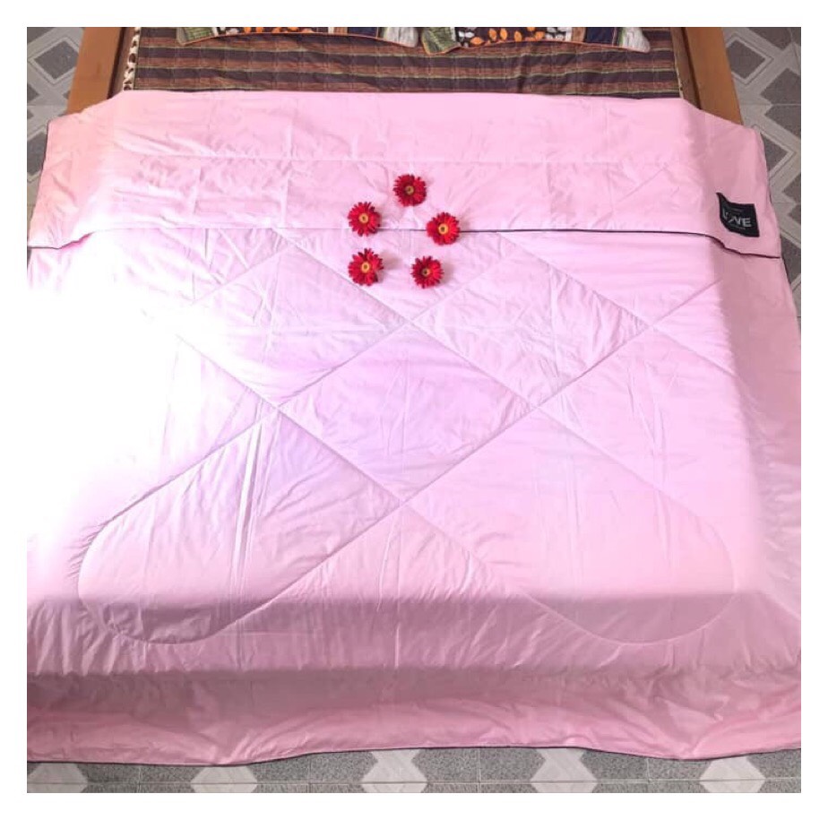 Chăn mền phi lụa cao cấp mịn mát thích hơp nằm mùa hè size 2mx2m2 _ Chăn lụa chần gòn 2 mặt