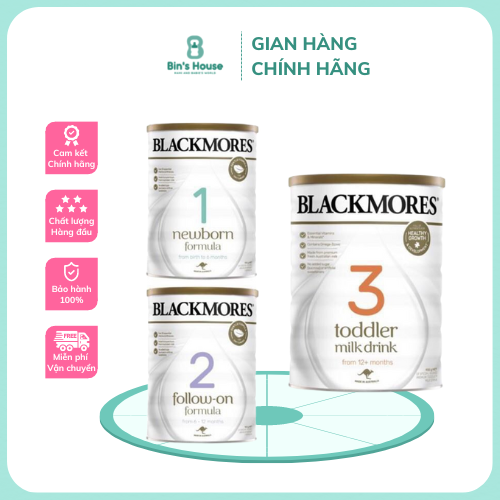 Hàng công ty Sữa Bột BLACKMORES số 1 2 3 - 900gr DATE 2024