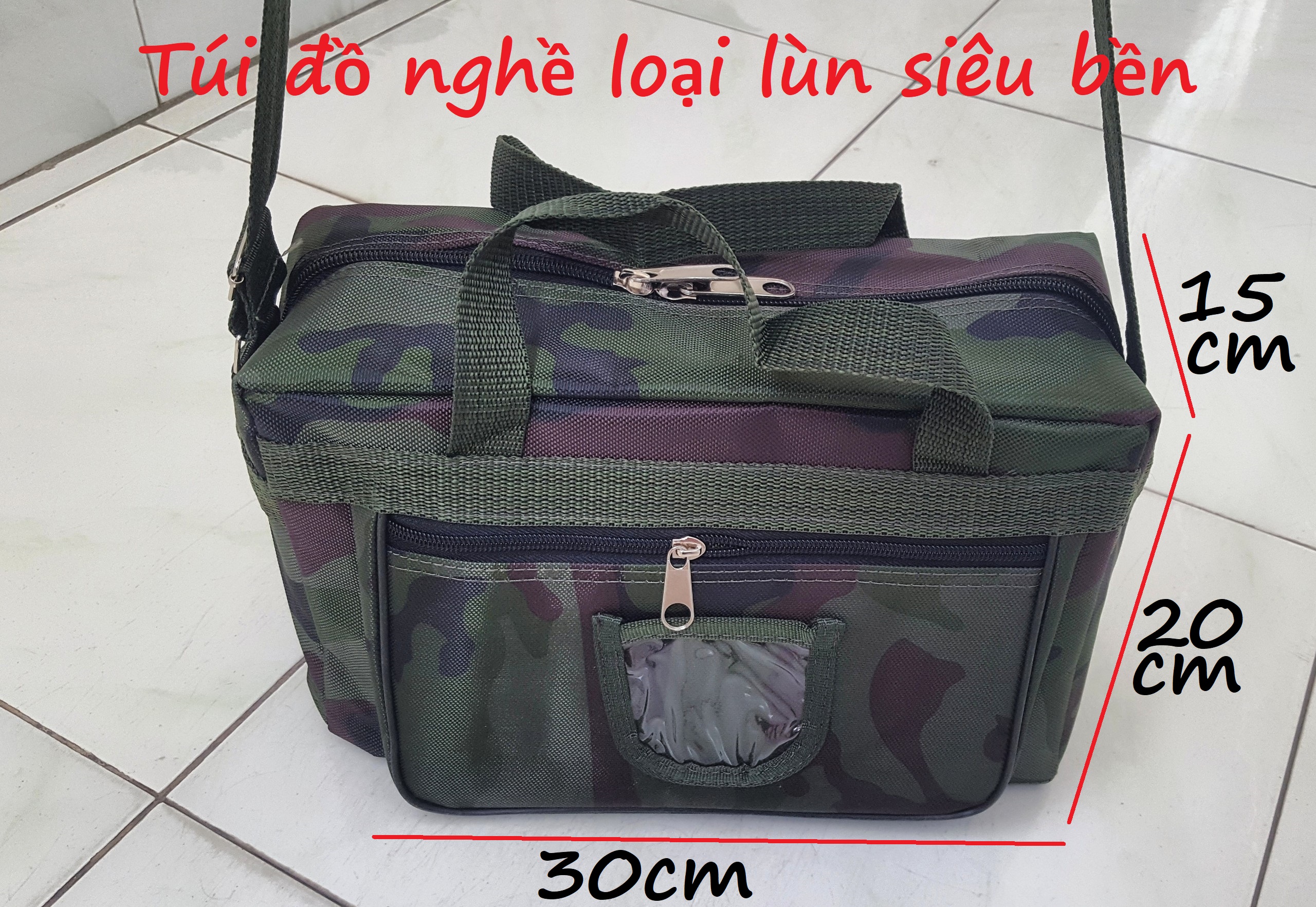 Túi đựng đồ nghề loại lùn dày 2 lớp loại tốt