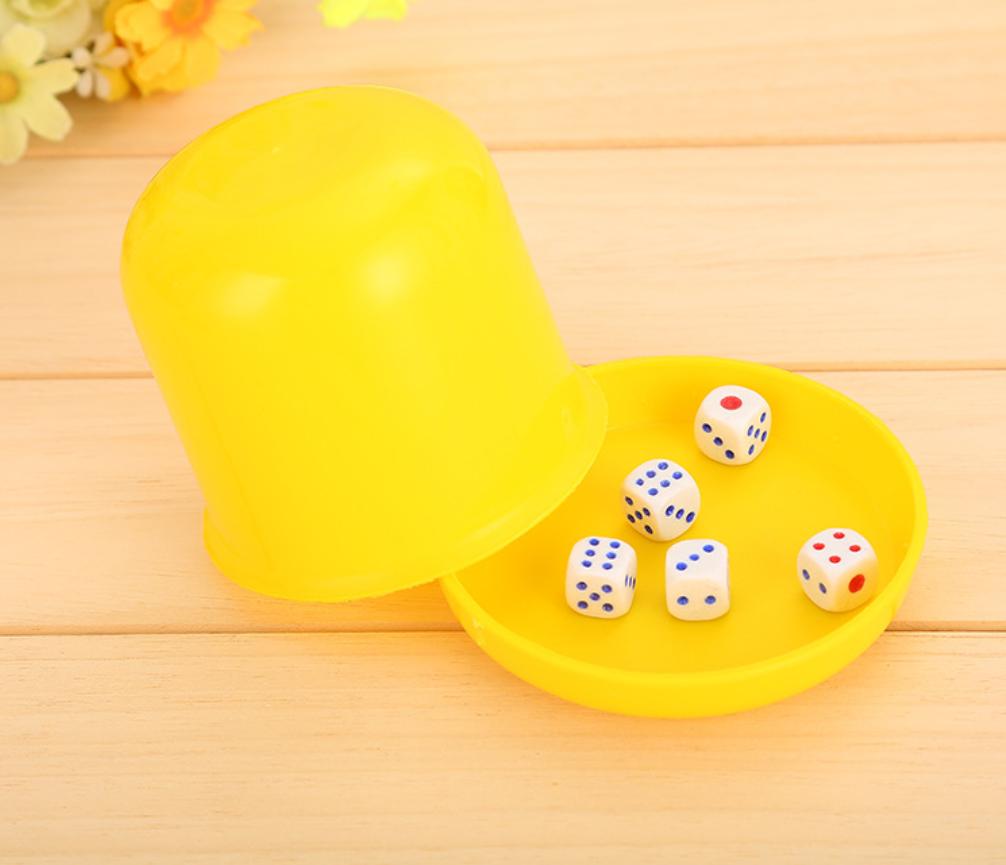 Đồ chơi xúc xắc. lắc xí ngầu vui vẻ (1 hộp có 5 hạt xúc xắc)