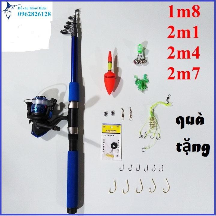 bộ cần câu máy rẻ (đồ câu Khuê Hiên)  (cam kết đổi trả trong 2 tuần đầu)