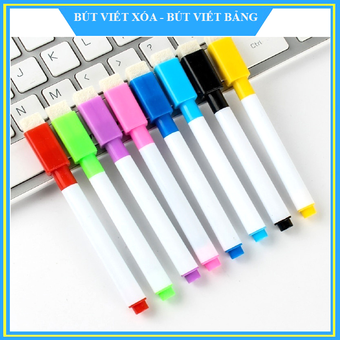Combo 2 bút viết xóa - Bút viết bảng trắng kèm đầu xóa tiện dụng