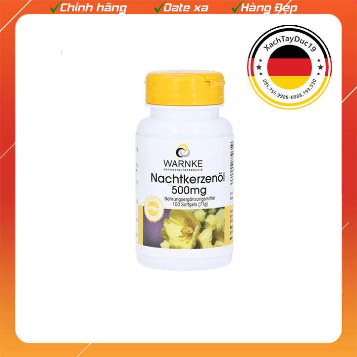 Tinh Dầu Hoa Anh Thảo Đức Warnke Nachtkerzenol 500mg