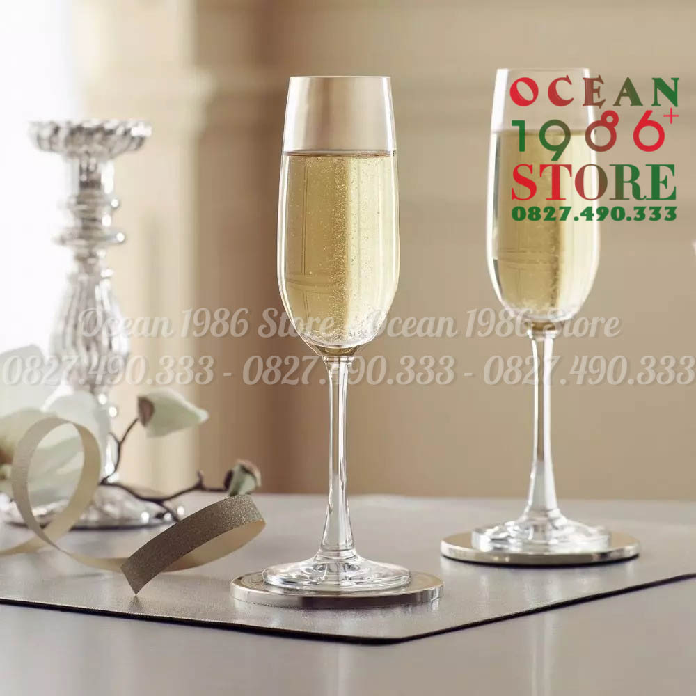 Bộ 6 Ly Thủy Tinh Madison Flute Champagn.e Ocean – 1015F07 – 210ml