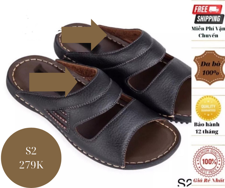 Dép quai chéo doctor thái lan full hộp martens da bò cao câp TL3