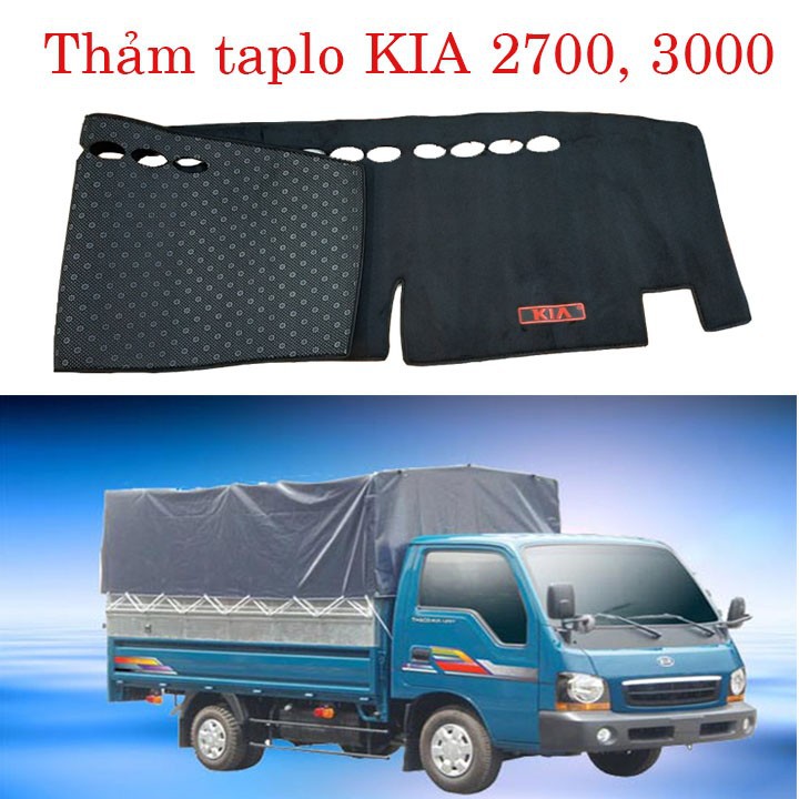 Thảm che nắng mặt taplo xe Kia K2700, K3000 thảm nhung 3 lớp chống trượt