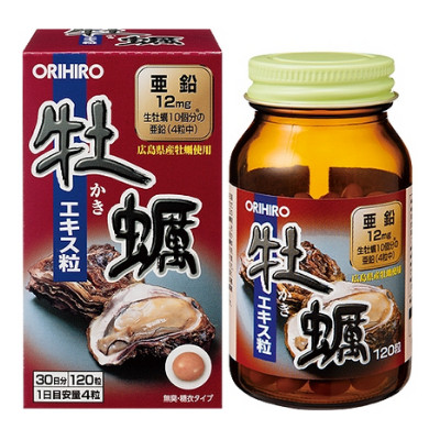 Viên uống tăng cường sinh lý nam giới từ tinh chất hào tươi Orihiro 120