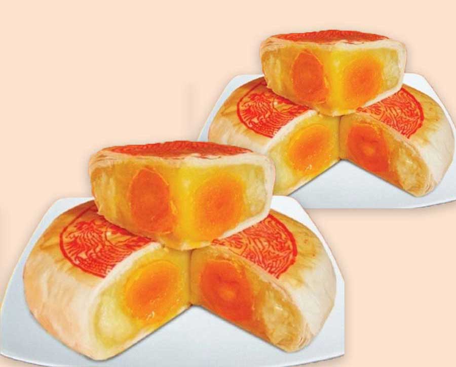 Bánh Pía Đậu Xanh Sầu Riêng 2 Trứng Công Lập Thành - Cây 4 Cái 500g - Đặc Sản Vũng Thơm Sóc Trăng