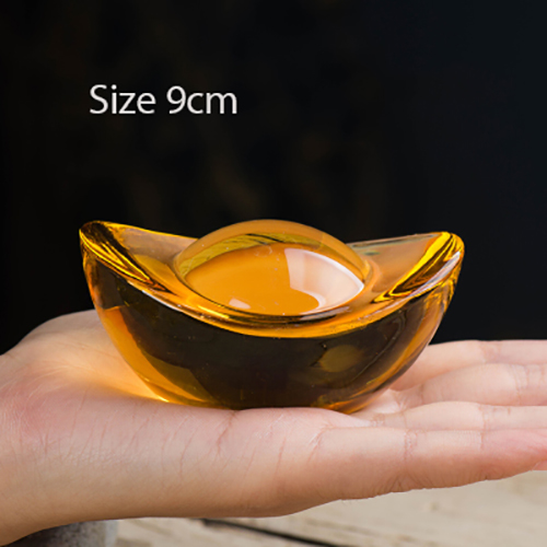 [HCM]Kim Nguyên Bảo size 9cm - Thỏi vàng phong thủy Thần Tài may mắn