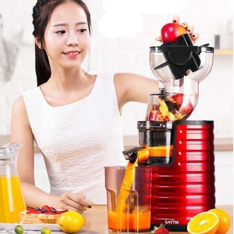 Máy ép hoa quả trái cây chậm savtm je31 cao cấp , bảo hành 12 tháng