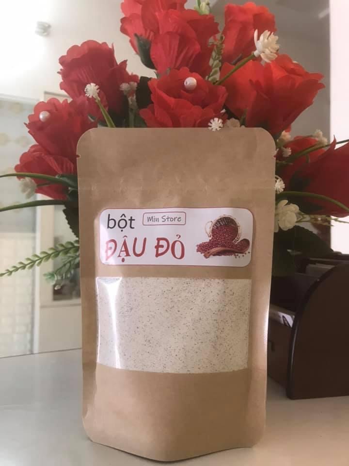 Túi 500g bột đậu đỏ tắm trắng tẩy tế bào chết cho da