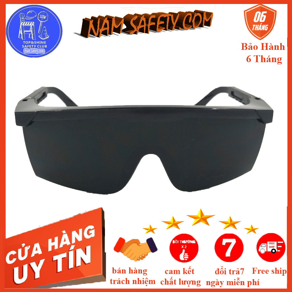 Combo 12 kính hàn bảo vệ mắt đen ,kính bảo hộ cho thợ hàn xì No.1