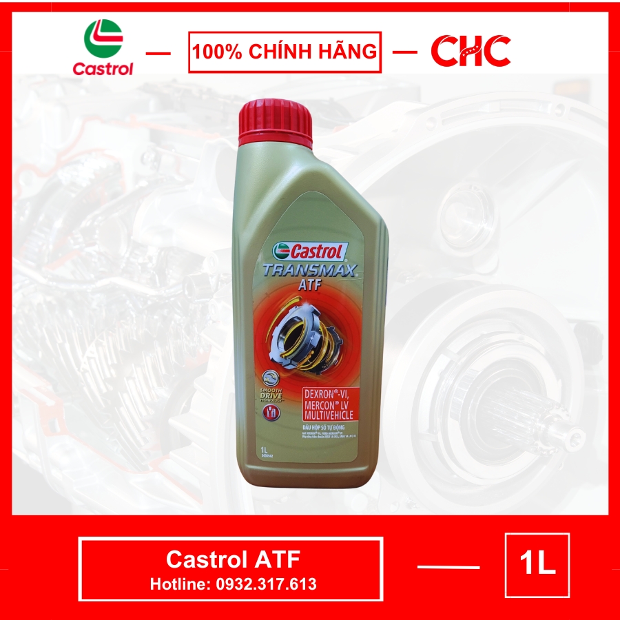 Dầu số tự động xe ô tô ATF Castrol Transmax Dexron VI