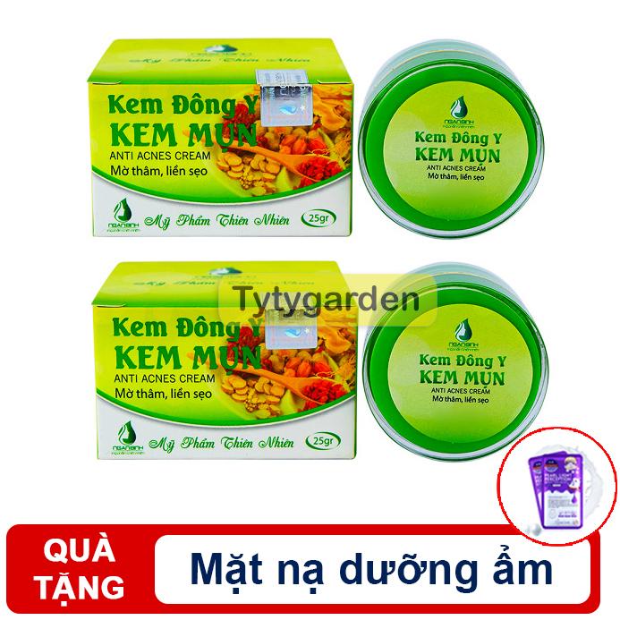 [HCM]Combo 2 Hộp Kem Giảm Mụn Ngân Bình - TẶNG KÈM MẶT NẠ DƯỠNG DA [BÁN CHẠY]