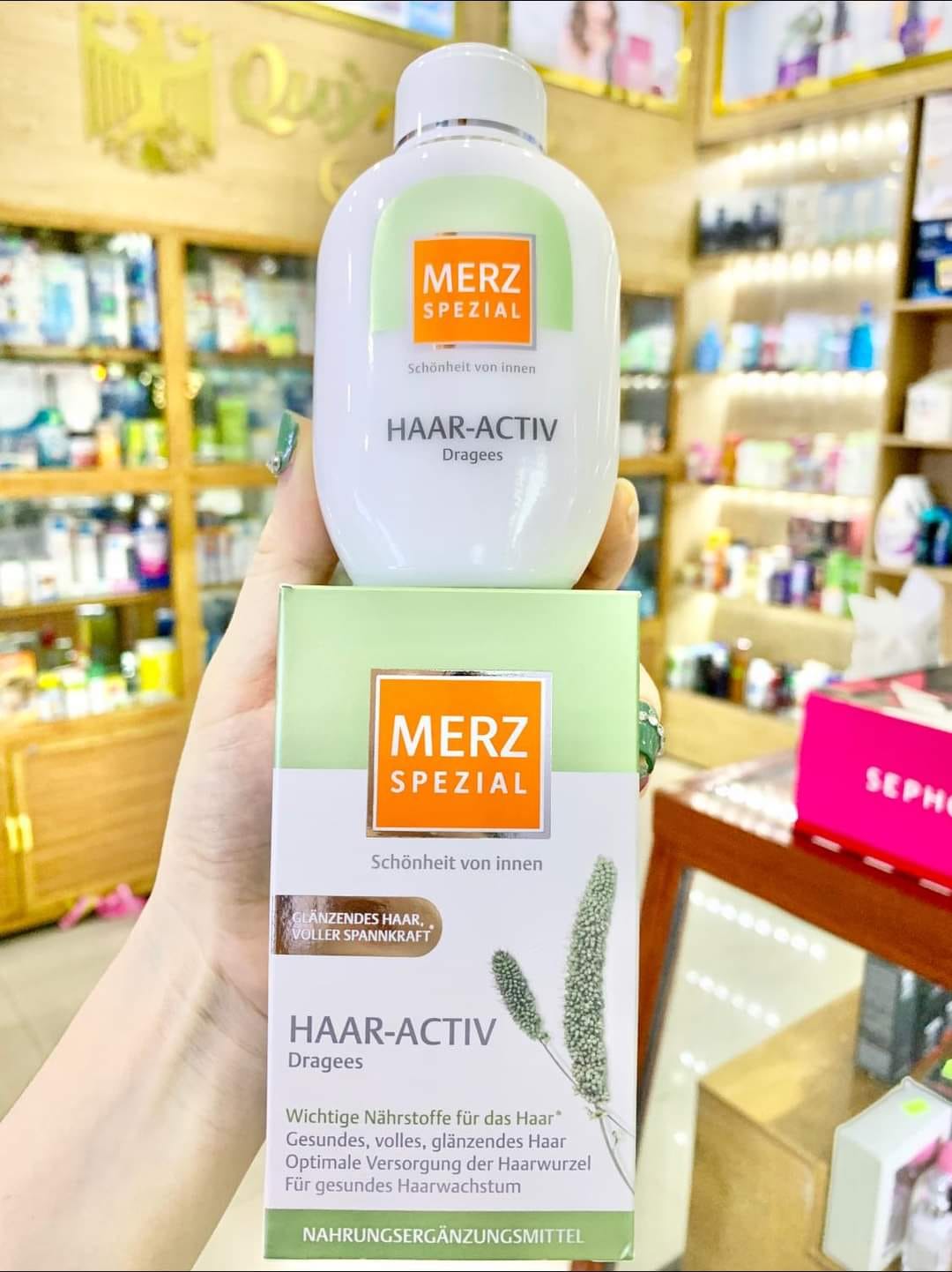 Mọc tóc merz special haar activ của đức