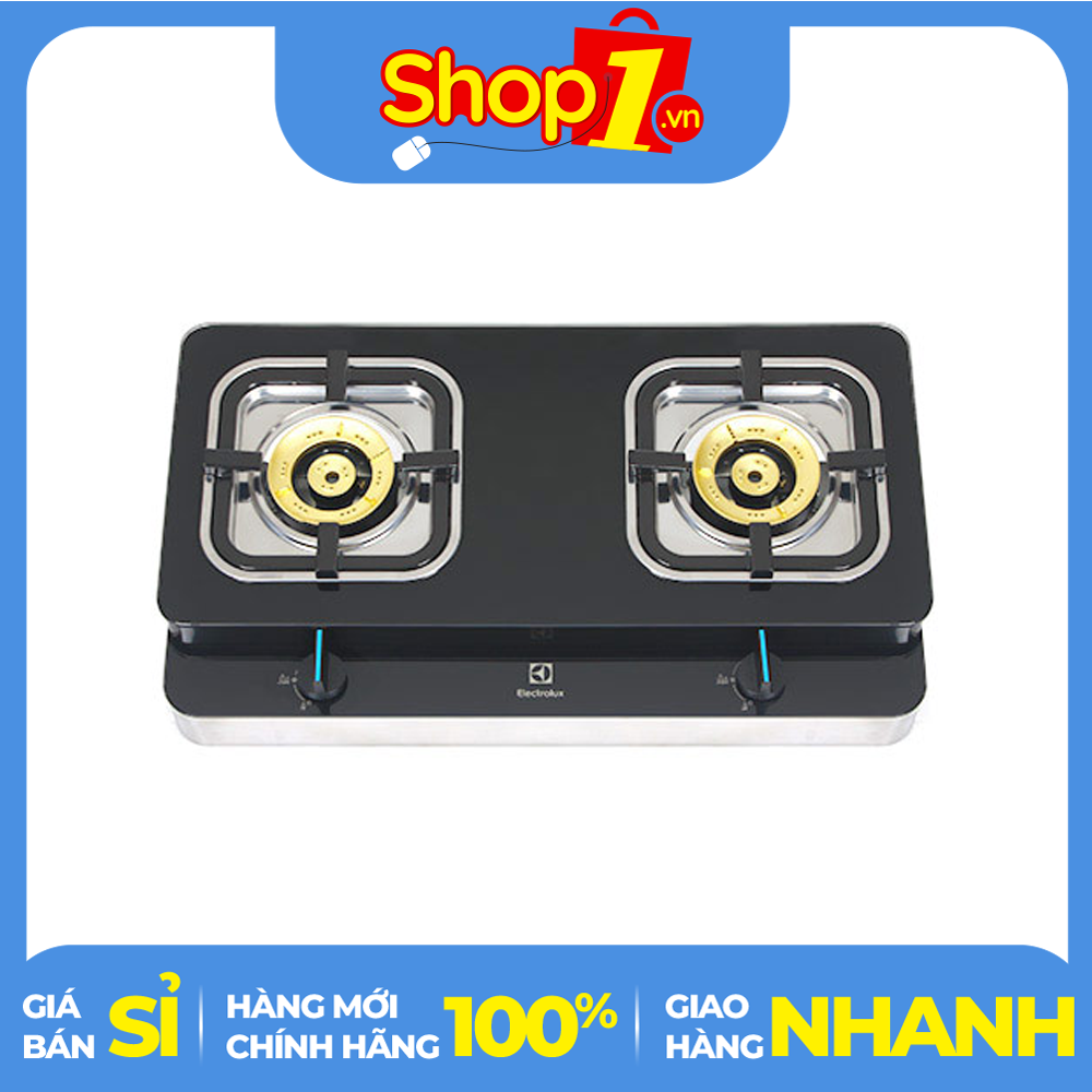[HCM]Bếp ga đôi Electrolux ETG729GKTR -Ngắt ga tự động  Nấu nhanh không đen đáy nồi  Đầu hâm  Dễ vệ sinh, Kim loại phủ men chống dính, kiềng bếp có thể tháo rời,  Đầu đốt thông thường, Chất liệu Đồng thau cho lửa xanh