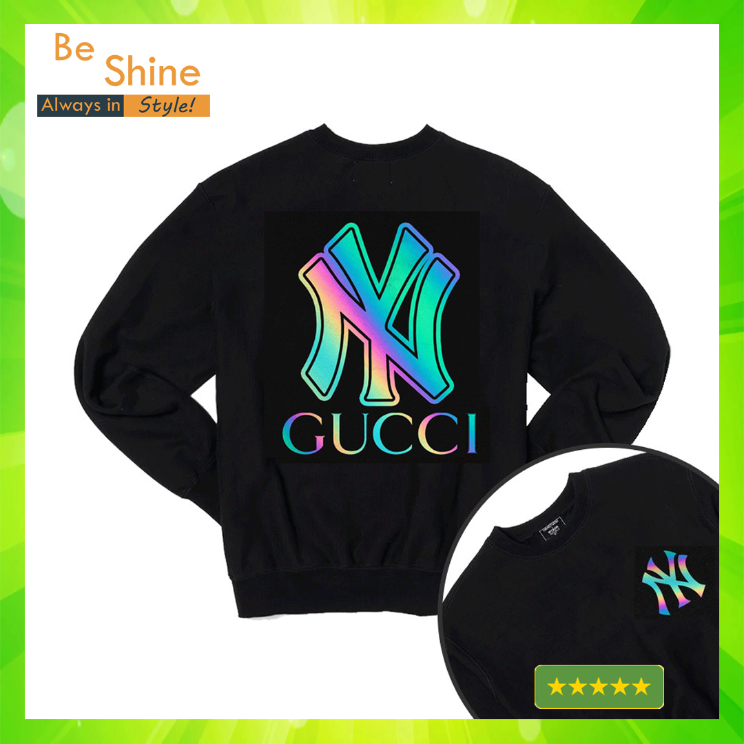 Áo Nỉ Dài Tay NY Phản Quang 7 M Đẹp Xinh Cute Sweater Chất Vải Nỉ Trơn Mịn Không Xù Không Nhăn Giá Rẻ - Áo phản quang NY