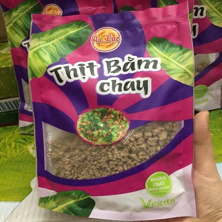 [HCM]Combo 10 Gói Thịt Bằm Chay Âu Lạc Ngon Bổ Rẻ - 10 Túi x  100g
