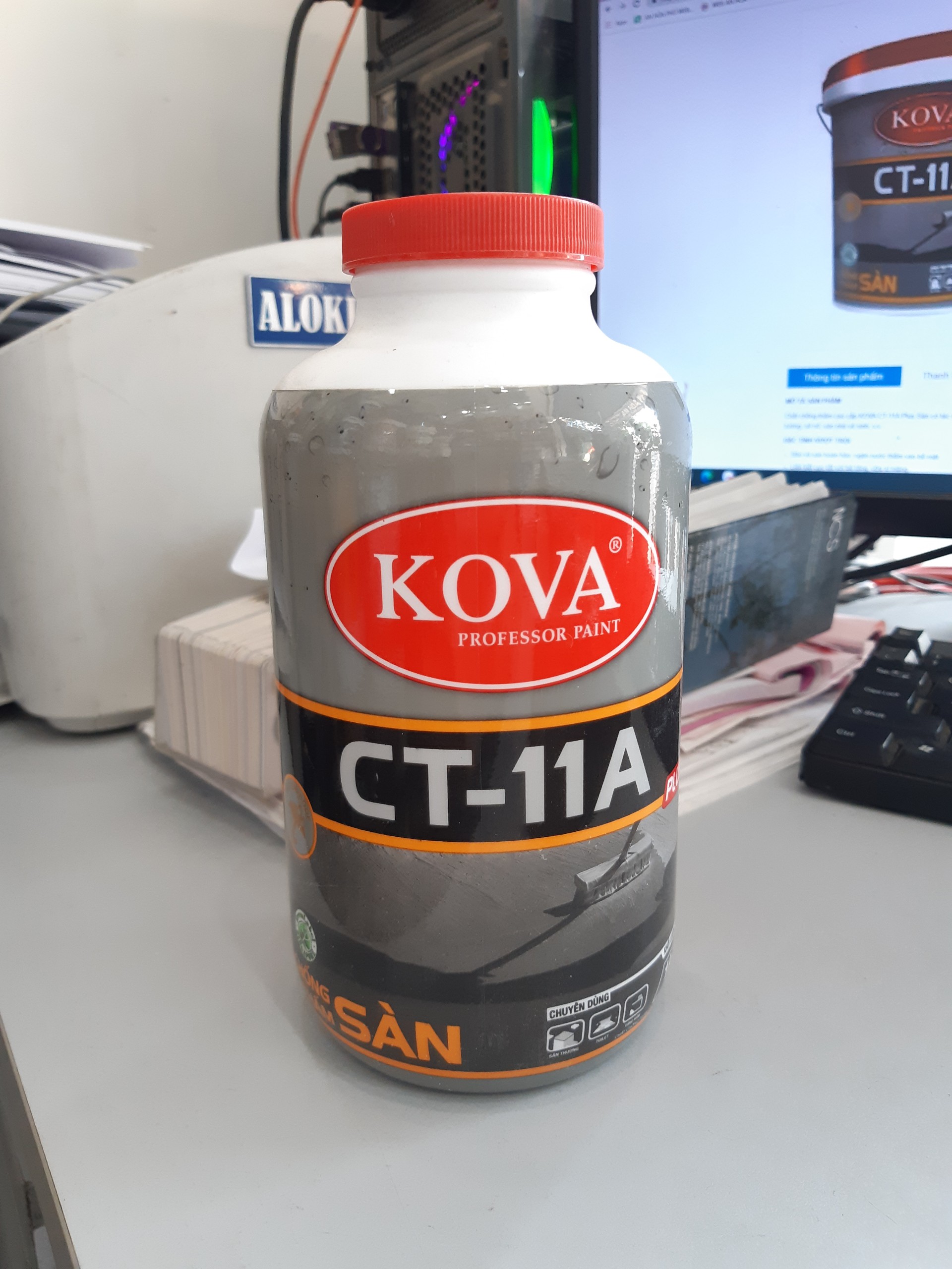 Chống thấm sàn kova ct-11a plus lon 1kg-chống thấm xi măng