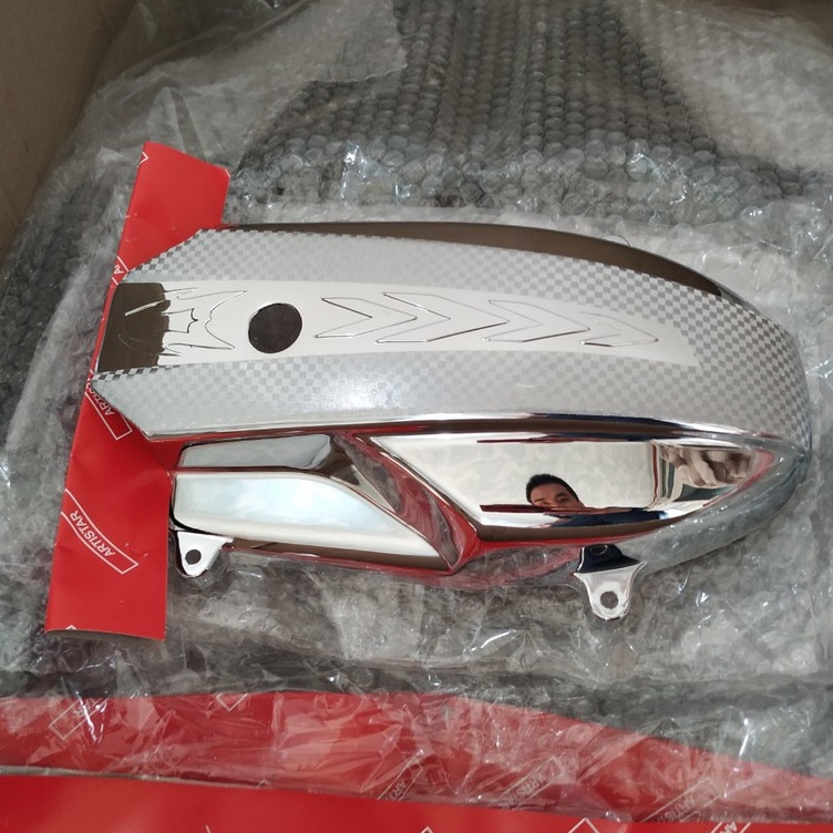 Ốp lốc máy, lóc nồi lớn honda sh mode 2013, 2014, 2015, 2016, 2017, 2018, 2019 crom, chrome - mt 2022