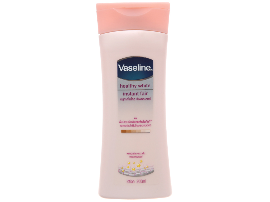 Sữa dưỡng thể Vaseline Healthy White trắng da tức thì 200ml