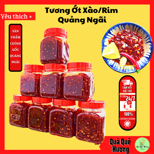 250 gram Tương ớt rim đặc sản Quảng Ngãi Tương ớt xào