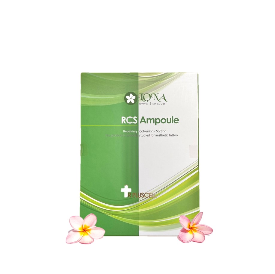 Dưỡng kích màu RCS Ampoule Dr Pluscell sau phun xăm