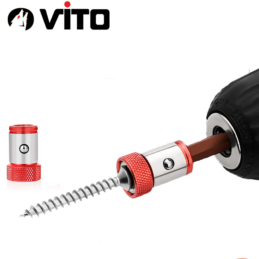 Vòng nam châm trợ lực gắn mũi vít tăng từ tính vito có bi giữ