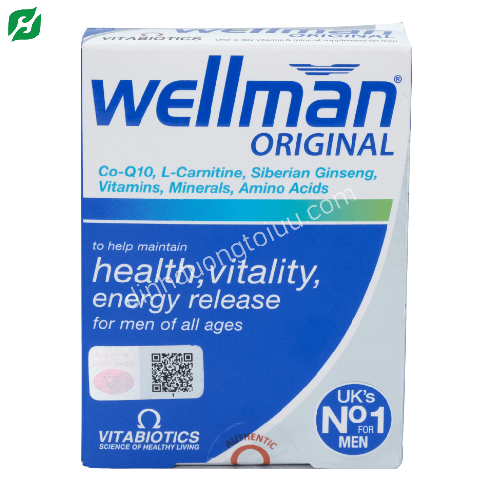 HCM Viên uống Wellman Original Chăm sóc sức khỏe nam giới