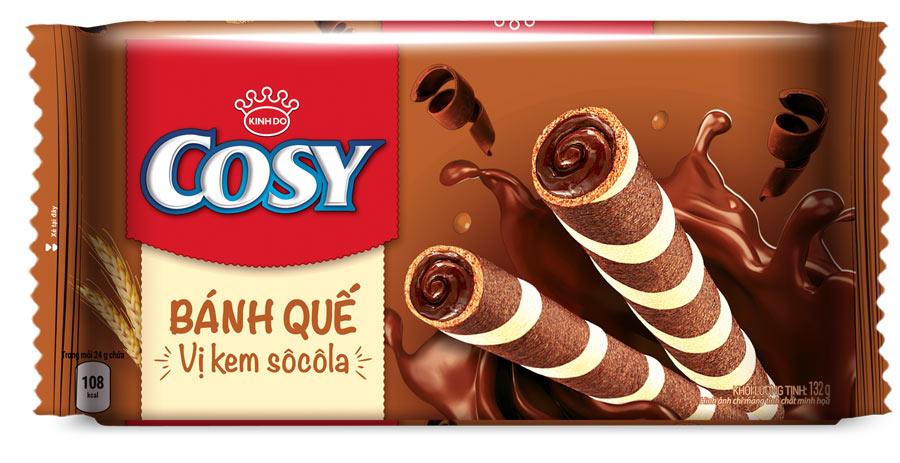 Combo 5 gói bánh Quế Cosy 132G (Trộn Vị)