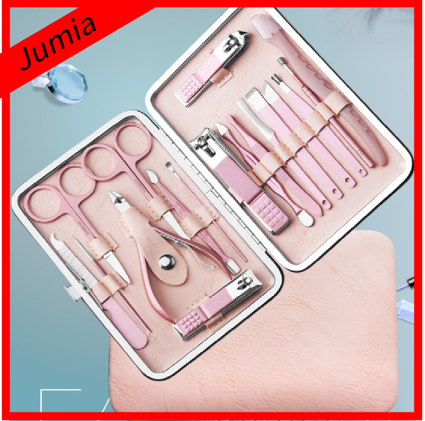 [COMBO 18 MÓN]Bộ kìm làm móng đa năng 18 món cao cấp loại lớn, bộ bấm móng tay, kiềm cắt da, dũa móng, nhíp, nặn mụn, lấy khóe