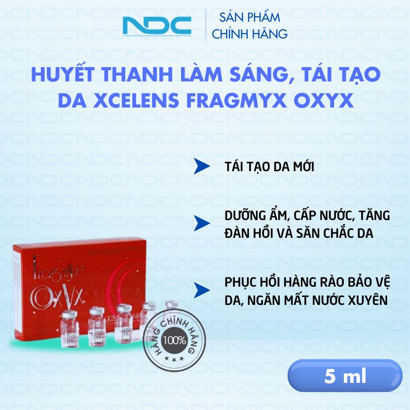 [ Lẻ 1 lọ] Huyết Thanh Làm Sáng, Tái Tạo Da Xcelens Fragmyx Oxyx